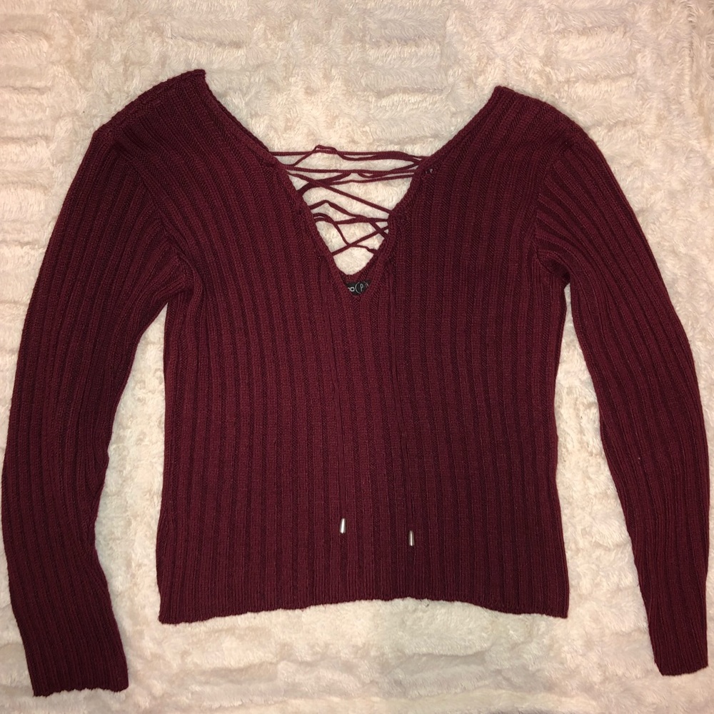 red sweater